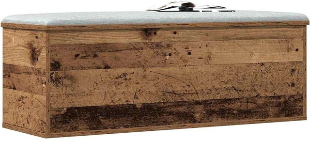 Aufbewahrungsbox aus recyceltem Holzwerkstoff von Yiwydaa in Braun, B/T/H: 102 x 35 x 35 cm - Bild 1