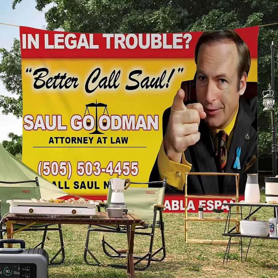 Better Call Saul Cartoon Wandbehang Potdemiel als dekorative Flagge für dein Zuhause - Bild 2