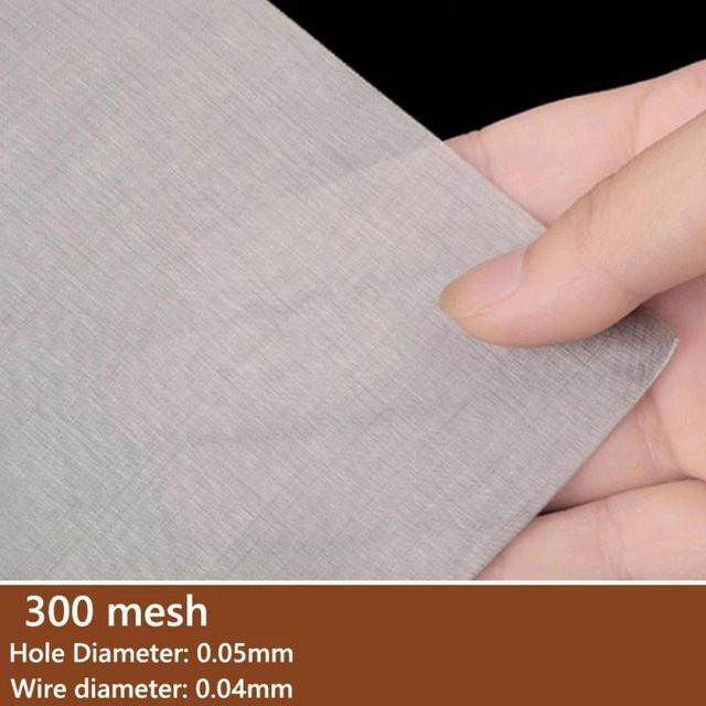 Filtersieb aus Edelstahl 304 mit Maschendrahtgewebe von Xiaolang, Farbe: Silber, Breite: 30 cm, Tiefe: 30 cm - Bild 1