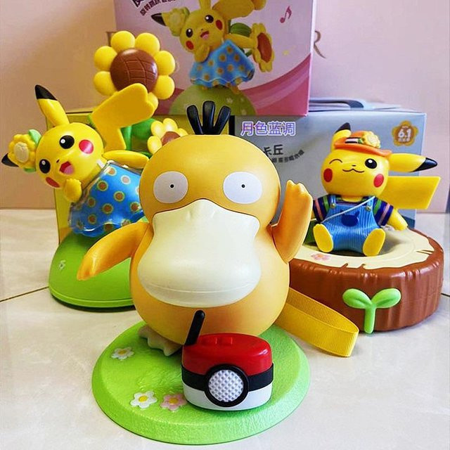 Bandai Pokémon Psyduck Tanzende Schwingende Musikalische Modellfigur, Actionfigur - Bild 1