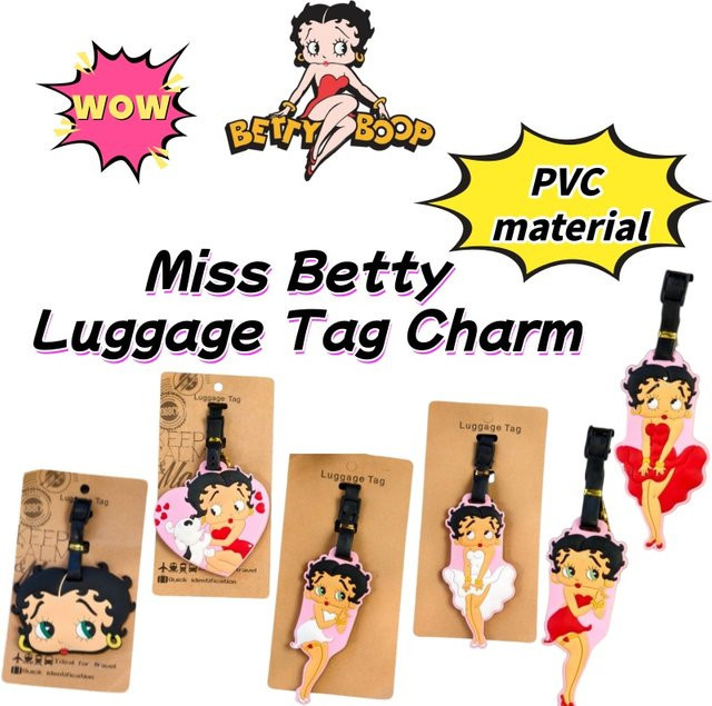 Betty Boop Gepäckanhänger, PVC - Bild 1