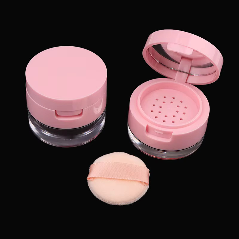 HNKMP Puder Behälter mit Sieb und Spiegel, 3g/5g, Unisex - Bild 2