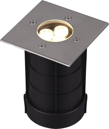 Trio Belaja LED-Einbauleuchten quadratisch Nickel matt B/T/H: 14,5 x 11,0 x 11,0 cm