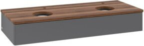 V&B Waschtischunterschrank Antao mit Beleuchtung, Weiß, B/T/H: 120 x 50 x 19 cm - Bild 1