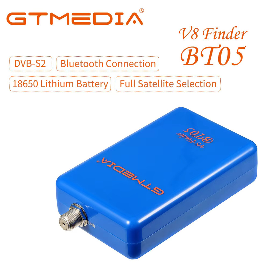 GTMEDIA V8 Finder BT05 Bluetooth DVB-S2 Satellitenfinder in Blau - Bild 2