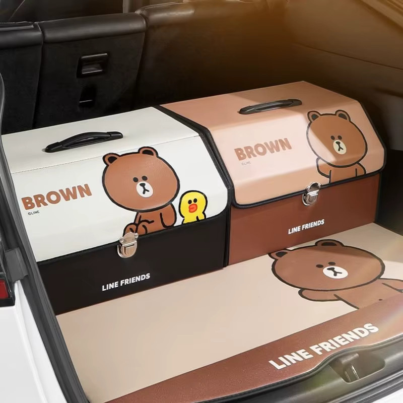LINE FRIENDS Brown Sally Cony Movie Cartoon-Auto-Aufbewahrungsbox - Bild 1