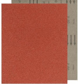 PFERD Schleifbogen Korund A60 für Holz, Farbe und Metall, Rot, B: 23,0 cm, H: 28,0 cm - Bild 1