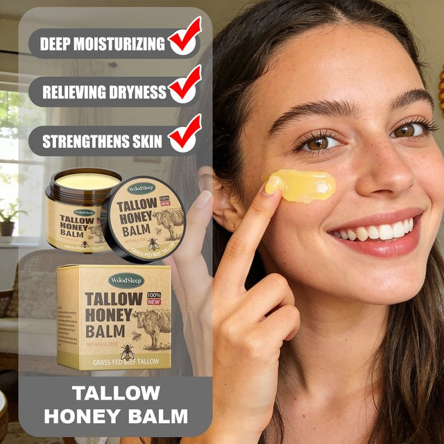 WOODSLEEP Tallow Honigbalsam, Honig, Gesicht & Körper, Unisex - Bild 1