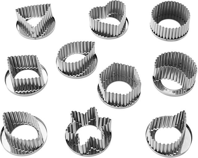 Schneider Ausstecher-Set aus Edelstahl in Silber, rund, Durchmesser: 5 cm - Bild 1