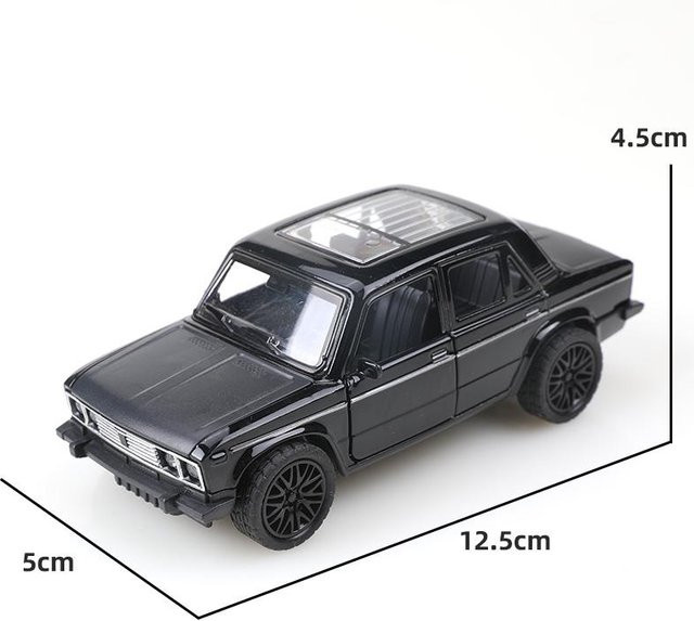 Linyi toy car Lada Russland Auto, Spielzeugfahrzeug, 1:36, Metall, ab 0 Jahren - Bild 1