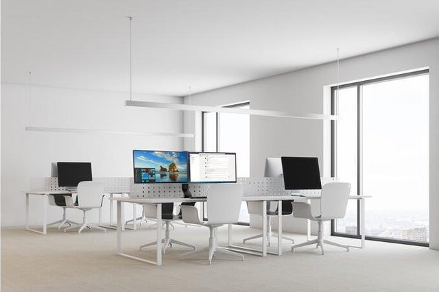 Kensington SmartFit Space-Saving Dual Monitor Arm Tischhalterung für 2 Monitore bis 27 Zoll in Schwarz mit C-Zwinge und Tülle - Bild 1