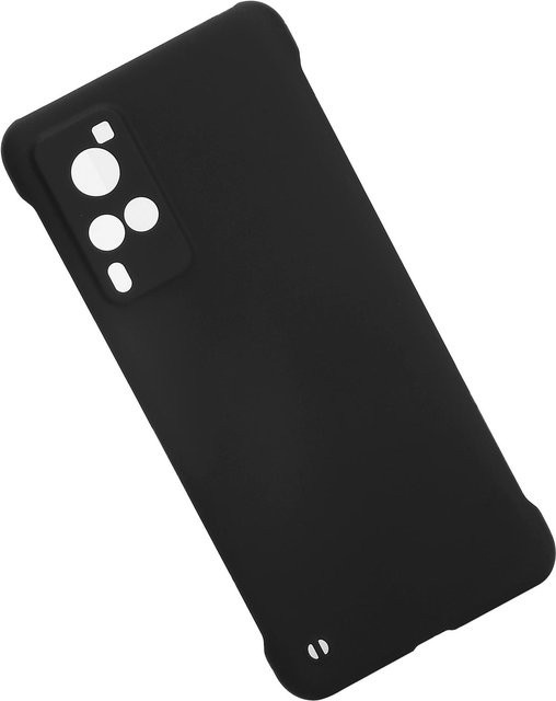 Mattierte Handyhülle für Vivo X60 aus Hartplastik in Schwarz - Bild 1