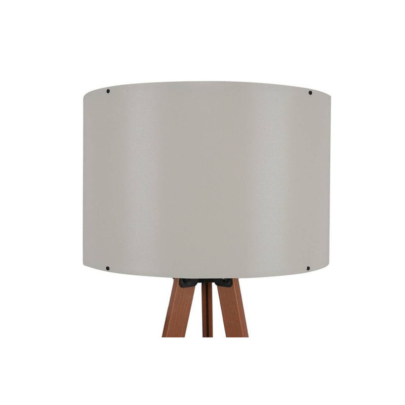 Opviq Stehlampe in Beige mit Holzoptik, E27, B/T/H: 38 x 38 x 140 cm - Bild 2