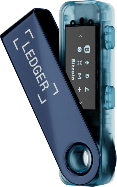 Ledger Nano S Plus Krypto-Hardware-Wallet in Neptune Blue mit USB-C Anschluss - Bild 1