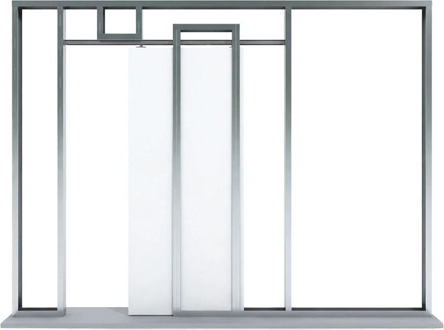 Schiebetür-Set PurePocket CW100 mit CPL-Holztür in Weiß, Höhe: 198,5 cm, Breite: 86 cm - Bild 1