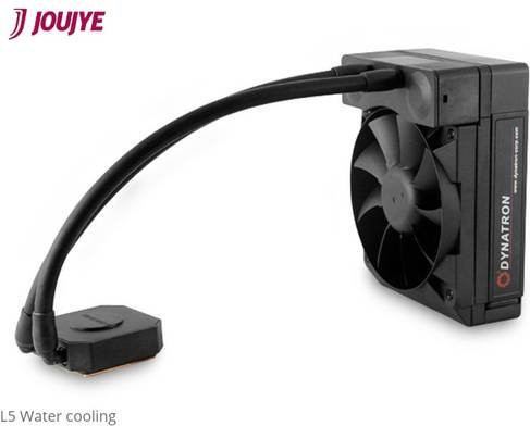 Dynatron L5 AIO Wasserkühlung für AMD AM2, AM2+, AM3, AM3+, AM4, AM5, FM1 und FM2 in Schwarz und Blau - Bild 1