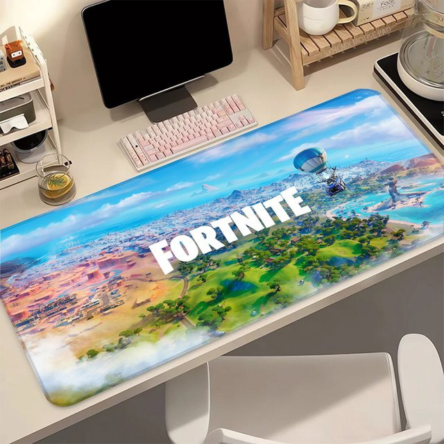 Gaming-Mauspad F-Fortnite Anime Schreibtischunterlage in Multicolour für PC und Büro - Bild 1