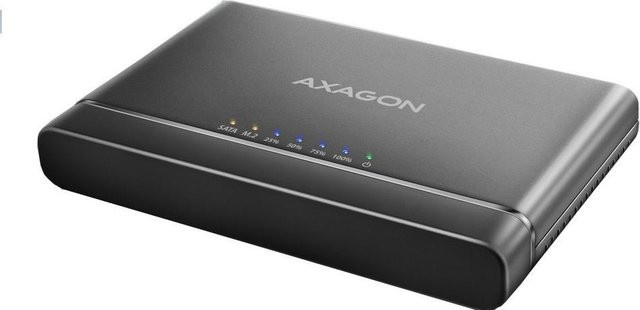 AXAGON ADSA-CC Clone Master 2 USB-C Dockingstation für NVMe M.2 und SATA 2.5/3.5 SSD/HDD mit 10Gbps - Bild 1