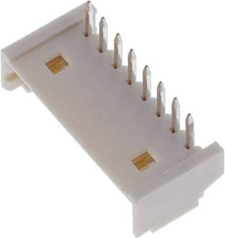 Molex Einbau-Stiftleiste Standard 53048-0850 in Weiß mit Goldkontakten - Bild 1