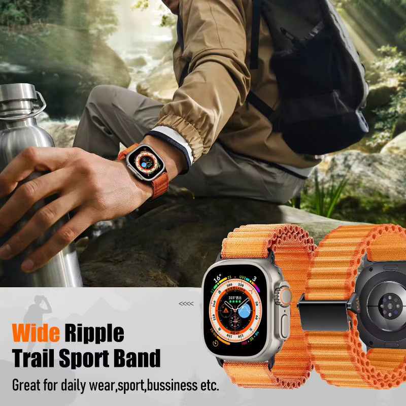 Correa Trail Strap Nylon-Armband für Samsung Galaxy Watch Ultra 2025, 47 mm - Bild 2