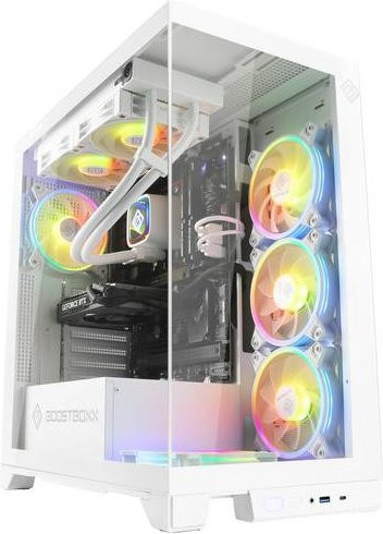 CSL Computer Gaming PC M10730 in Weiß mit AMD Ryzen 7 7700, 32GB RAM, 2000GB SSD und Nvidia GeForce RTX 4060 Ti 8GB GDDR6 - Bild 1