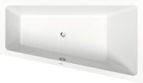 Duravit Trapez-Badewanne No. 1, asymmetrisch, Einbauversion, rechts, weiß, B/T/H: 170 x 100 x 46 cm - Bild 1