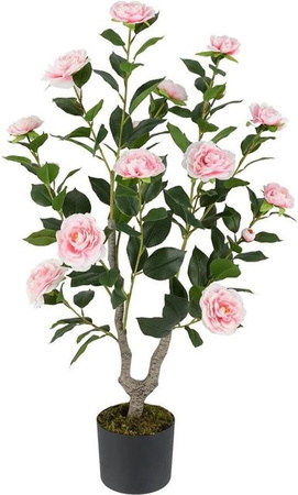 Costway Kunstbaum in Rosa mit 16 Blüten und 116 Blättern, Höhe: 90 cm