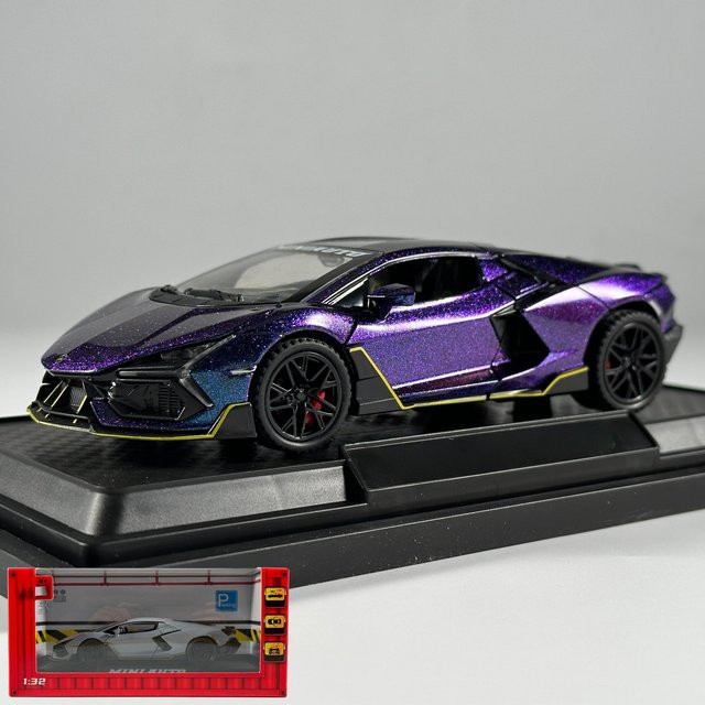Linyi toy car Lamborghini Revuelto Supercar Modellauto, 1:32, Metall, ab 14 Jahren - Bild 1