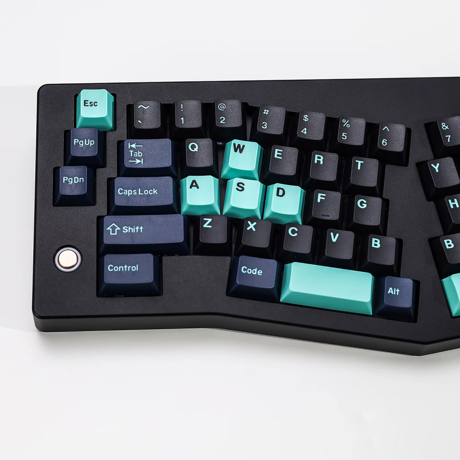 KBDiy GMK Hammerhead Dark Keycaps im Cherry Profile, PBT Double Shot Keycaps für mechanische Gaming-Tastaturen mit MX Switches, Mehrfarbig - Bild 2
