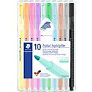 Staedtler Triplus Textsurfer Textmarker Set, 10er-Pack, Mehrfarbig, Strichbreite 1-4 mm, Keilspitze - Bild 2