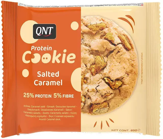 QNT Salzkaramell-Proteinnahrung Cookie 60 g - Bild 1