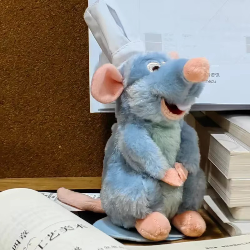 Bandai Disney Remy Maus-Cartoon-Kochfigur, Magnetisches Schulter-Plüschtier - Bild 3