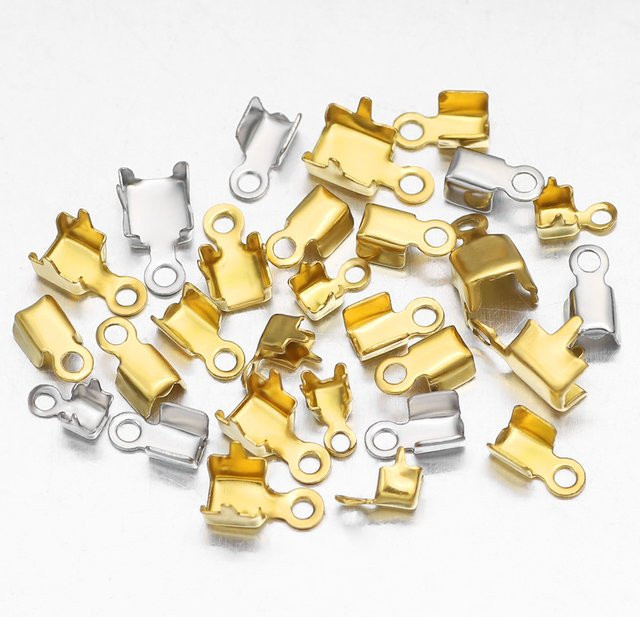 JHNBY Ohrringe, Edelstahl-Kabelklemmen, 2–4 mm, mehrfarbig - Bild 1