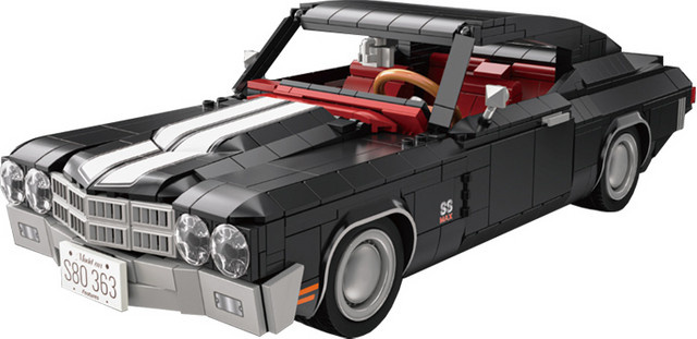 GUCAA MOC Technische Retro-Autos SS4564, Bausteine Montagemodell, Fahrzeuge - Bild 1