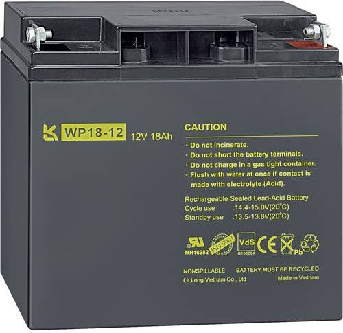 Schneider Electric Blei-Gel Akku 12V 18Ah in Schwarz - Bild 1