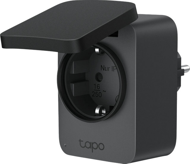 TP-Link Tapo P410M Smart Plug in Schwarz - Bild 1