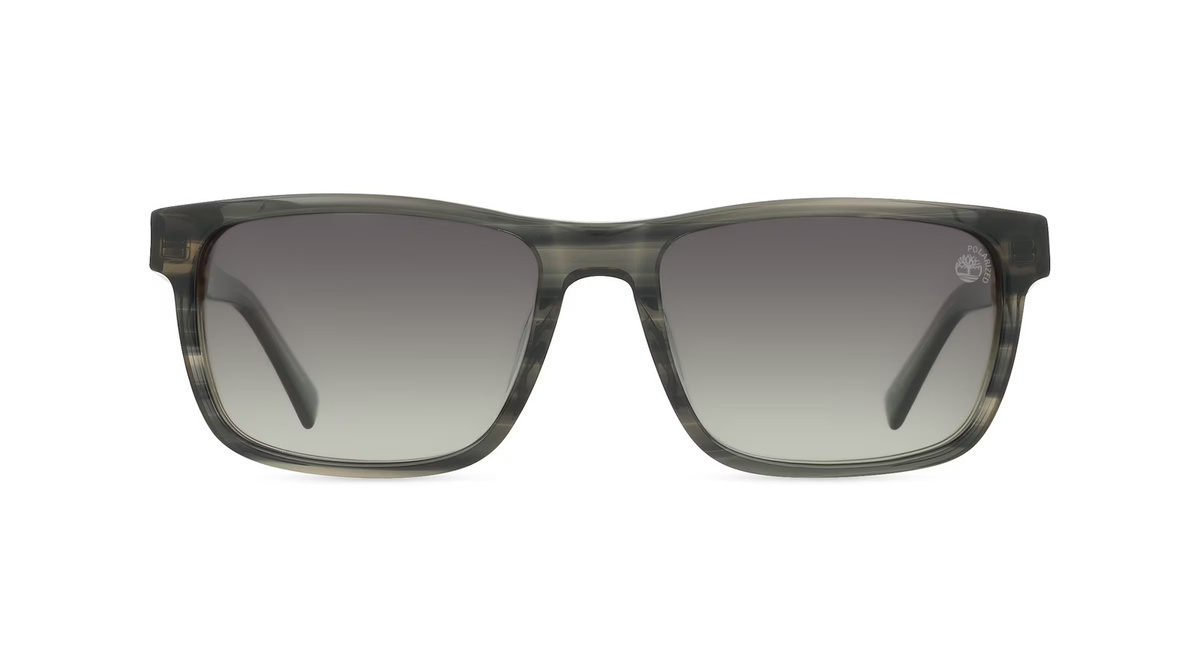 Timberland TB00020 Sonnenbrille, Vollrand, Quadratisch, Acetat, Unisex, grau - Bild 1