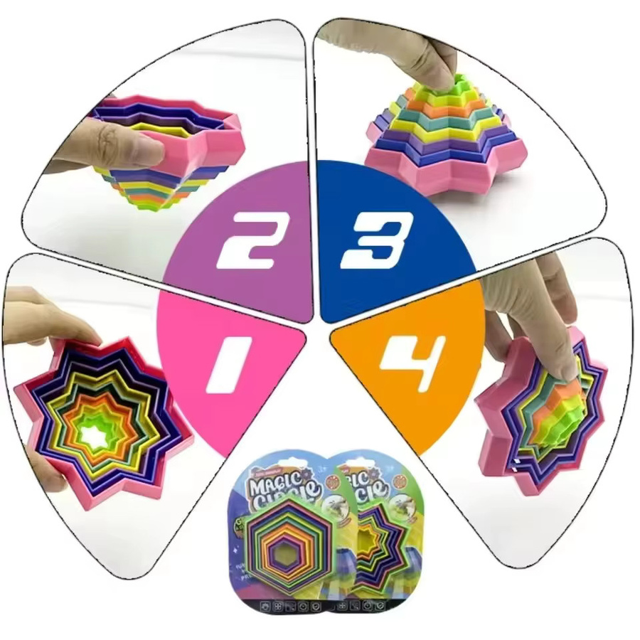 Meade 3D Spirale Illusion Magic Star, Sensorisches Spielzeug - Bild 6