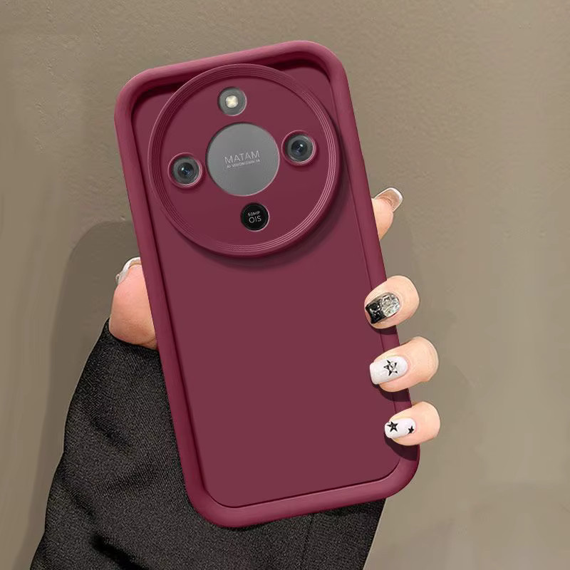 Luxus Candy Matte Soft Cover für Honor X9D 5G (MTN-NX1) in Schwarz - Bild 2