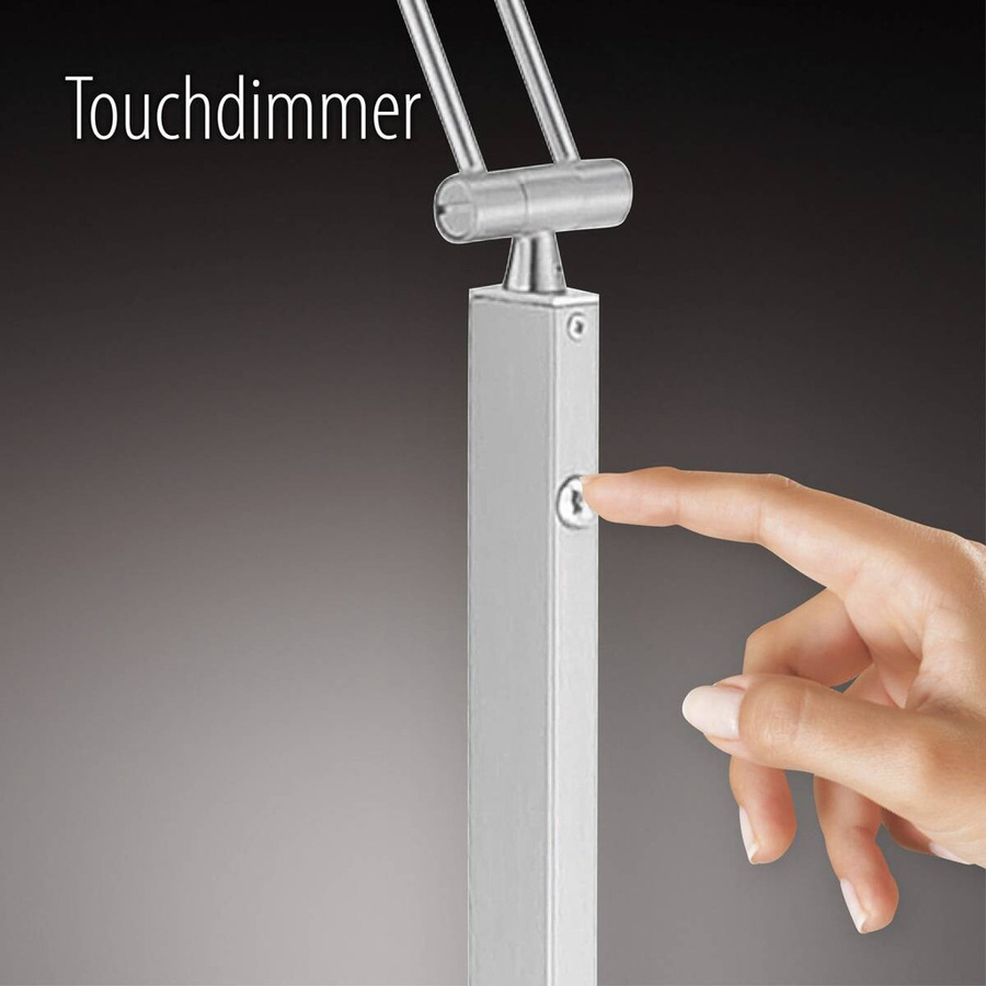 Just Light LED-Pendelleuchte AMANDA 11420-78 in Natur und Aluminium, dimmbar und höhenverstellbar, B/H/T: 110 x 160 x 5 cm - Bild 3