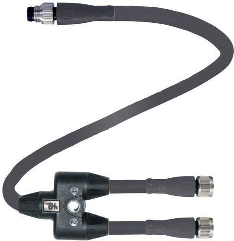 Pepperl+Fuchs Sensor-Aktor-Verteiler und Adapter 70140595, grau, 0,6 m, 3 Polzahl - Bild 1