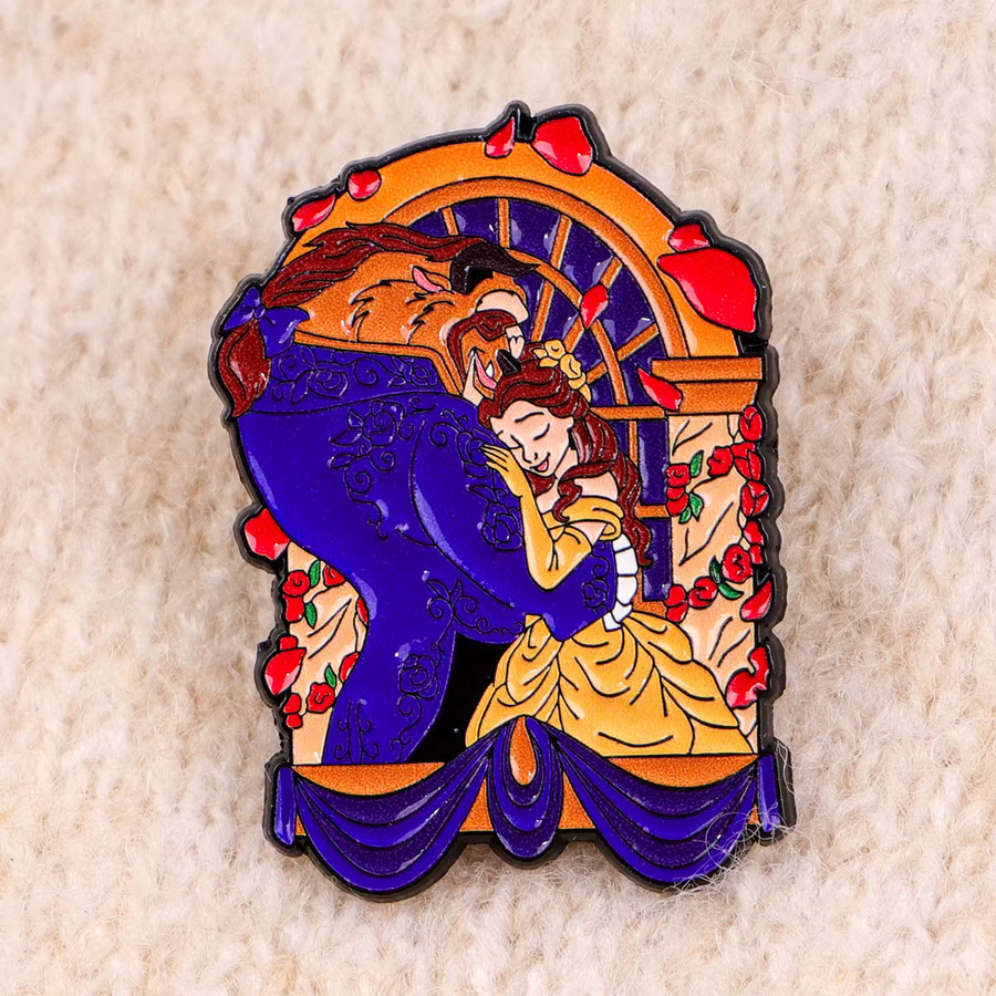 Disney Brosche, Film-Rose-Emaille-Pin, Bunt, Damen - Bild 2