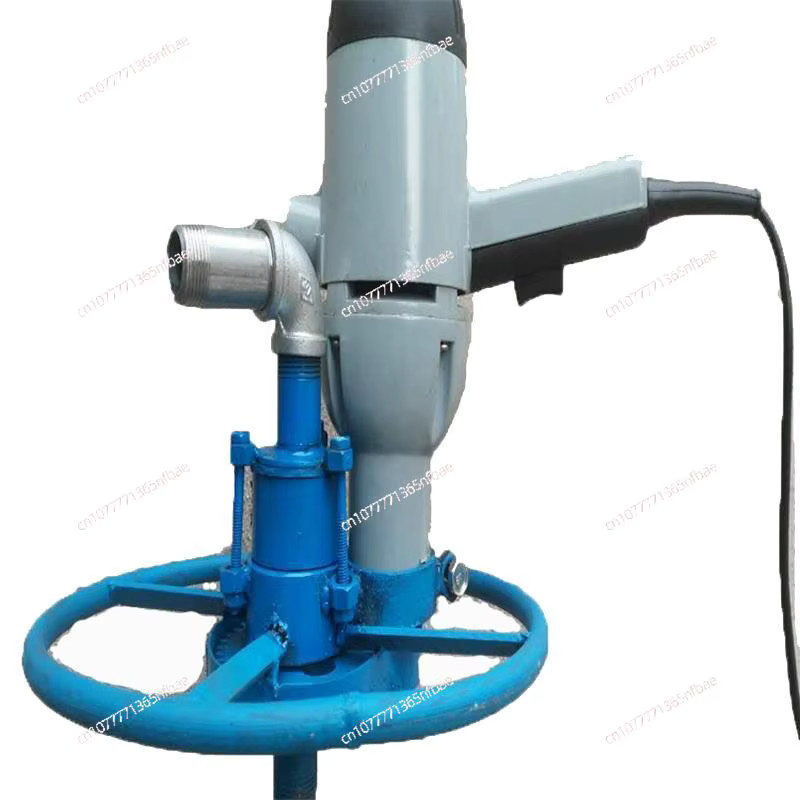 Elektrisches Brunnenbohrgerät Set in Blau für den Haushalt, tragbare Tischbohrmaschine - Bild 4