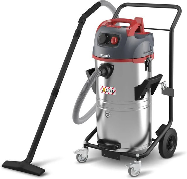 Starmix Handwerker-Sauger uClean ARDL-1455 EHP KFG in Silber aus Edelstahl - Bild 1