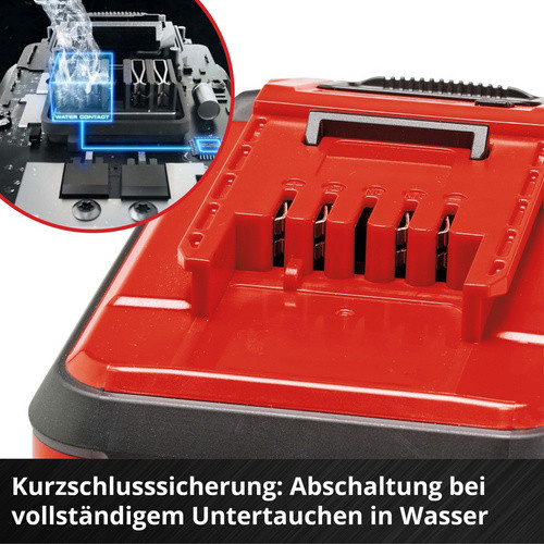 Einhell Akku Power X-Change Plus 18V 4,0 Ah Sealed in Rot/Schwarz - Bild 4