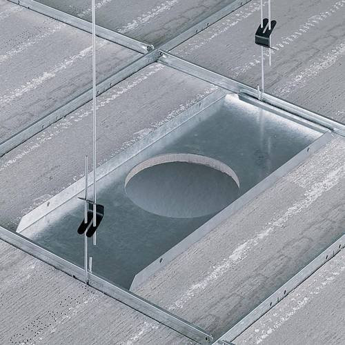 Trilux Montageplatte INPERLA C2 MP 625 in Silber aus Metall - Bild 1