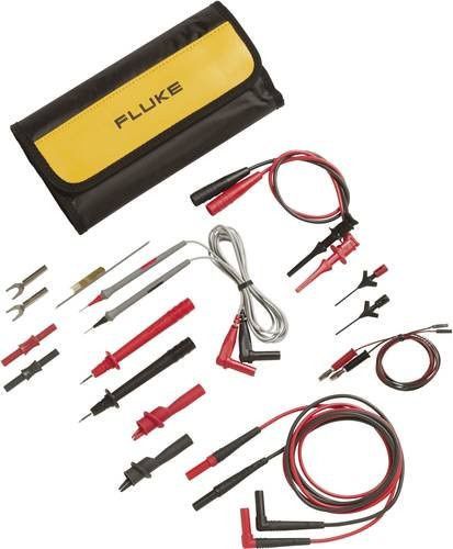 Fluke TLK287 Sicherheits-Messleitungs-Set mit Lamellensteckern 4 mm und Prüfspitzen in Rot und Schwarz - Bild 1