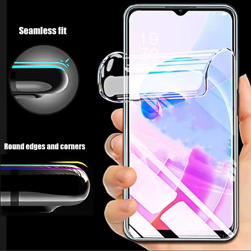 3er Pack Hydrogel Displayschutzfolie für OPPO A1k A7 A5s AX5s A9 A12 A15s A31 A54 A74 F9 F19 Pro F17 F15 F11 in Transparent - Bild 5