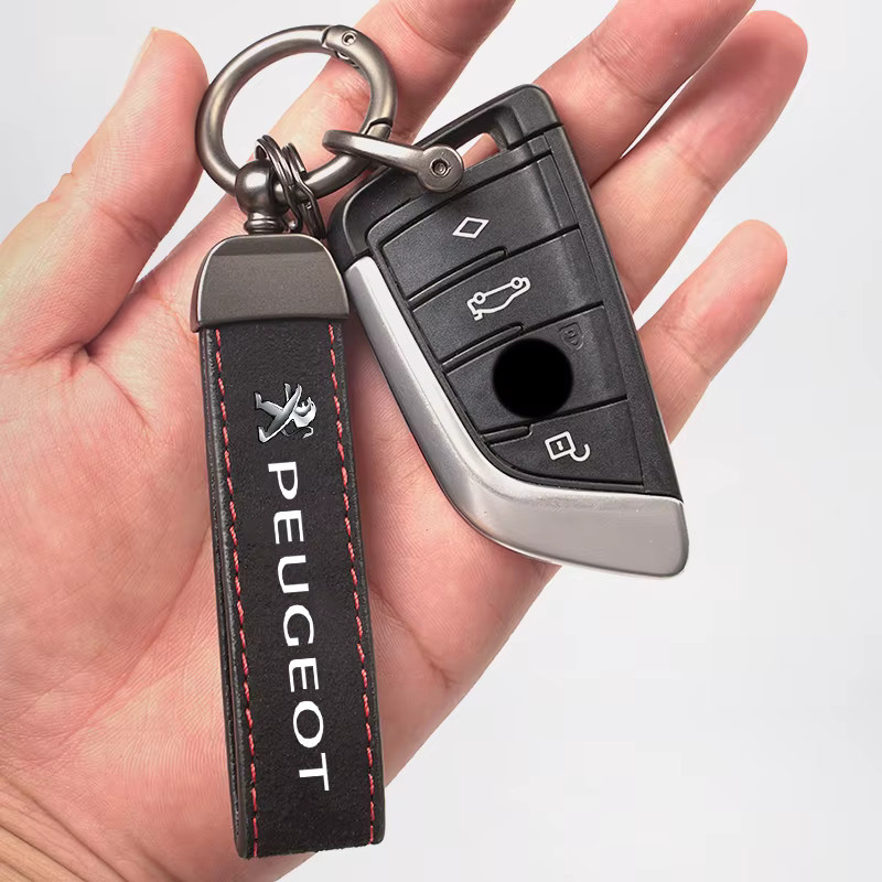 Peugeot Schlüsselanhänger, Leder, Legierung, Unisex - Bild 4