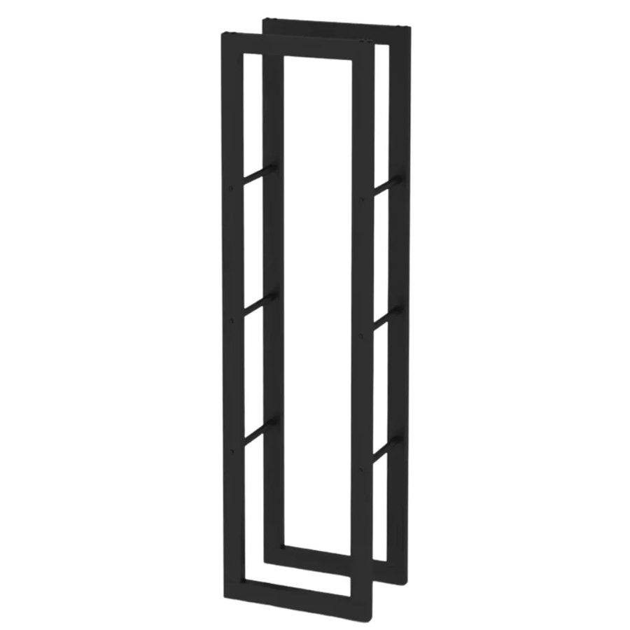 DELUKE Kaminholzregal KEOP aus Metall in Schwarz, B/T/H: 40 x 25 x 150 cm - Bild 2